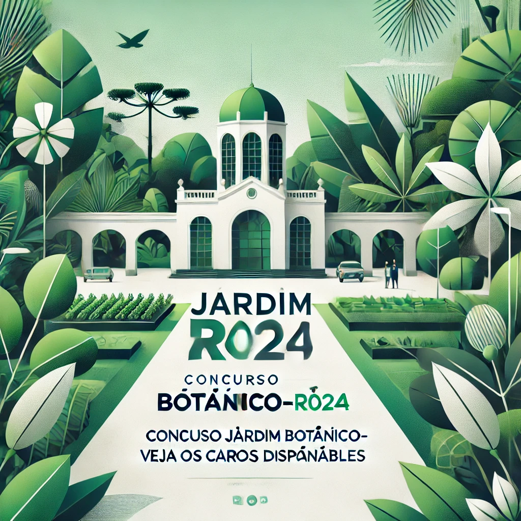 Concurso Jardim Botânico-RJ 2024: Saem dois editais com 20 vagas – Veja os cargos disponíveis